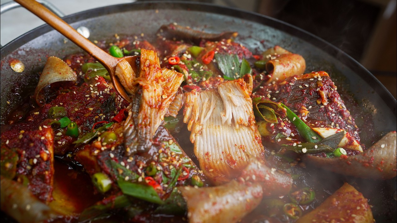 오늘 저녁 반찬 고민 끝! 비주얼+맛 다 잡은 가오리날개 조림