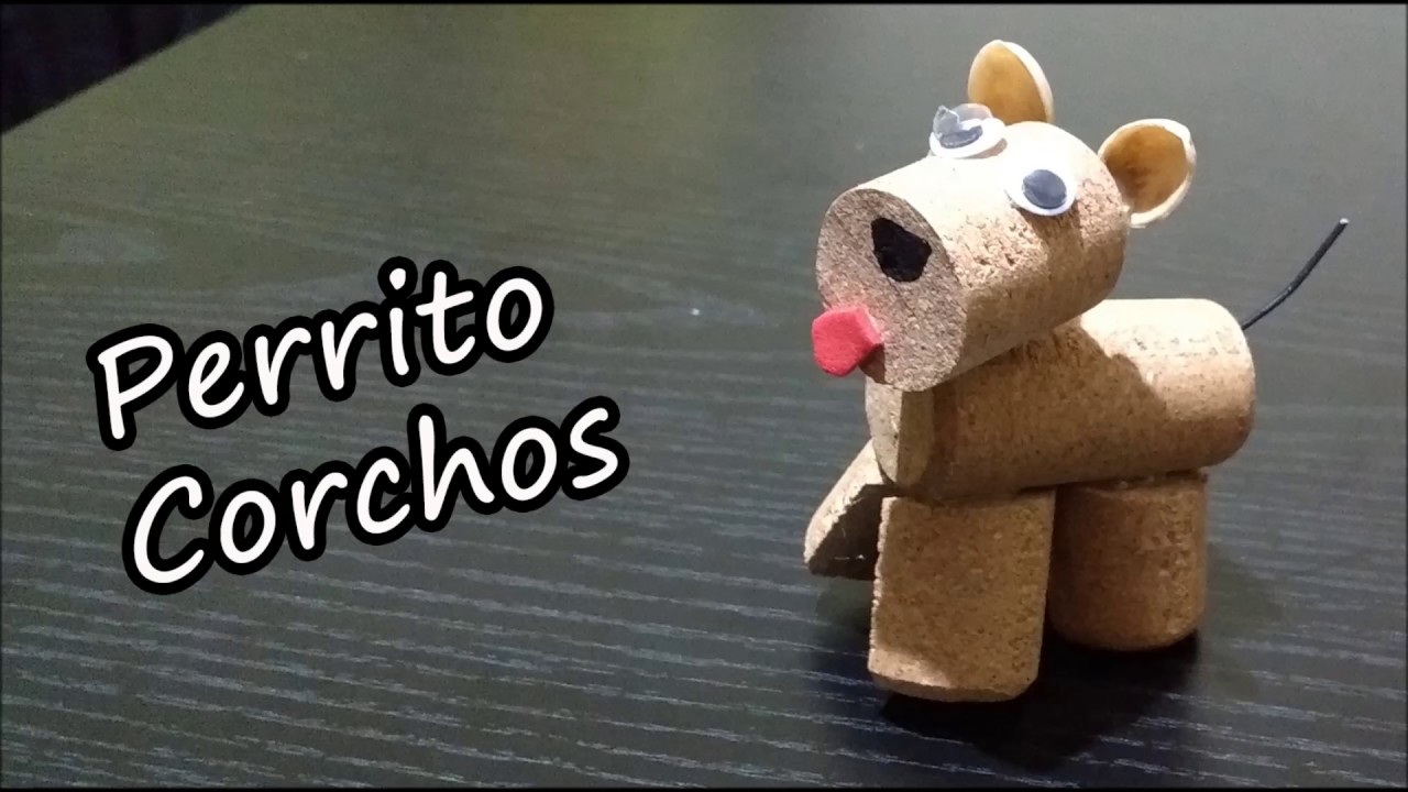 Perrito con corchos / Dog cork