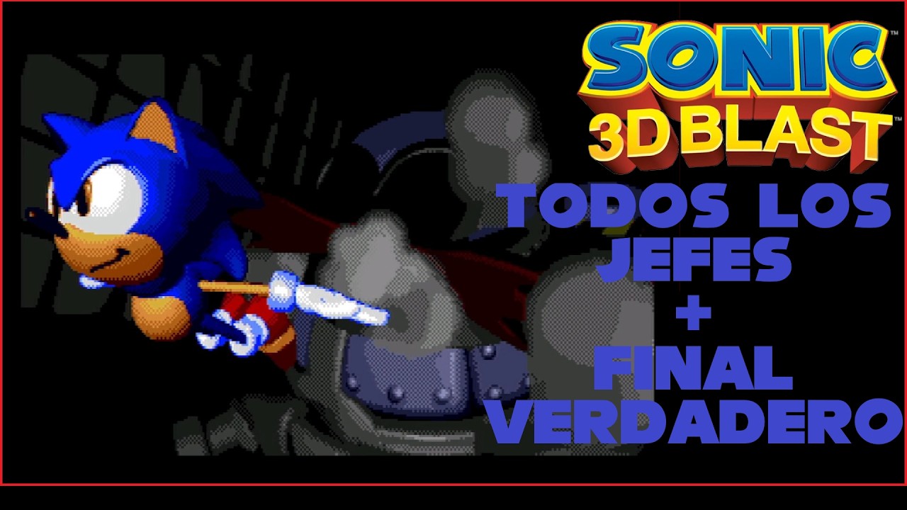 TODOS los JEFES de Sonic 3D Blast | Final + Ending (Mega Drive / Genesis)
