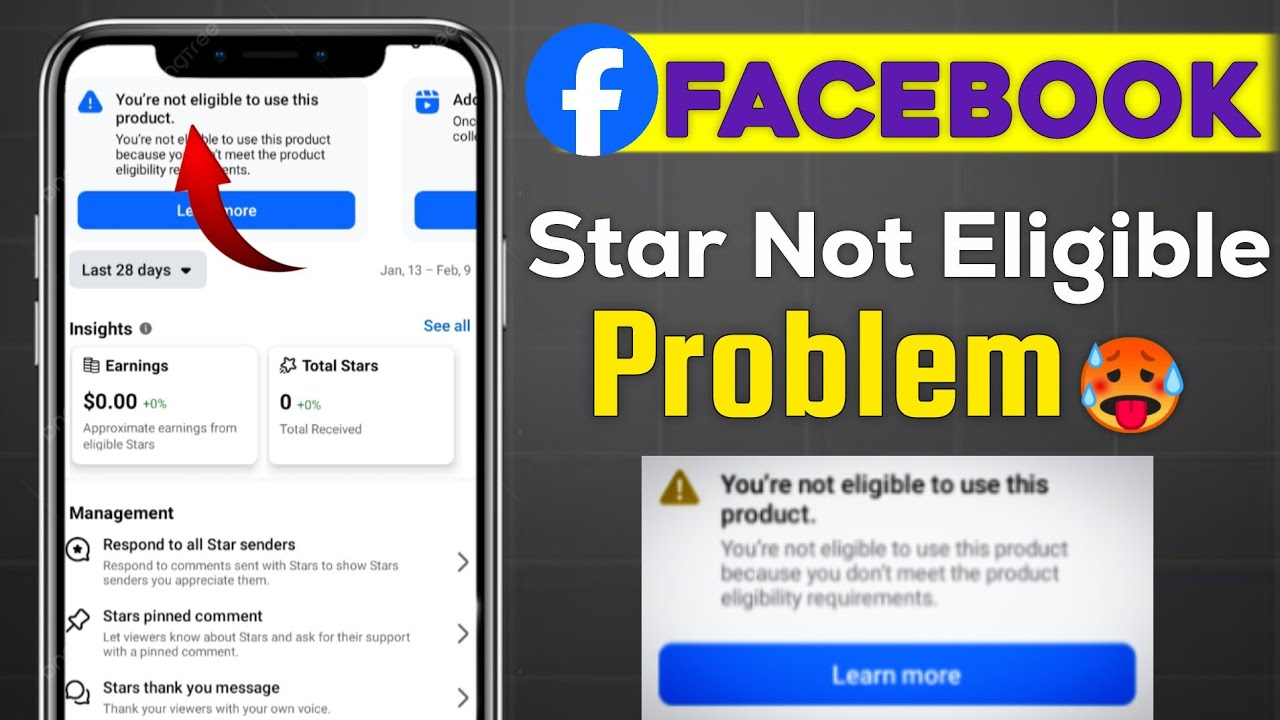 You're Not Eligible To Use This product | You're Not Eligible To Use This product Facebook 🥵