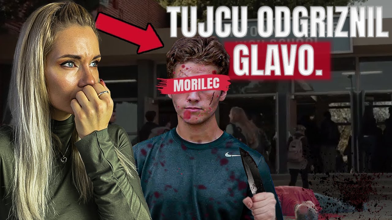 Študent zgubil razum, napadel par in moškemu pogrizel obraz