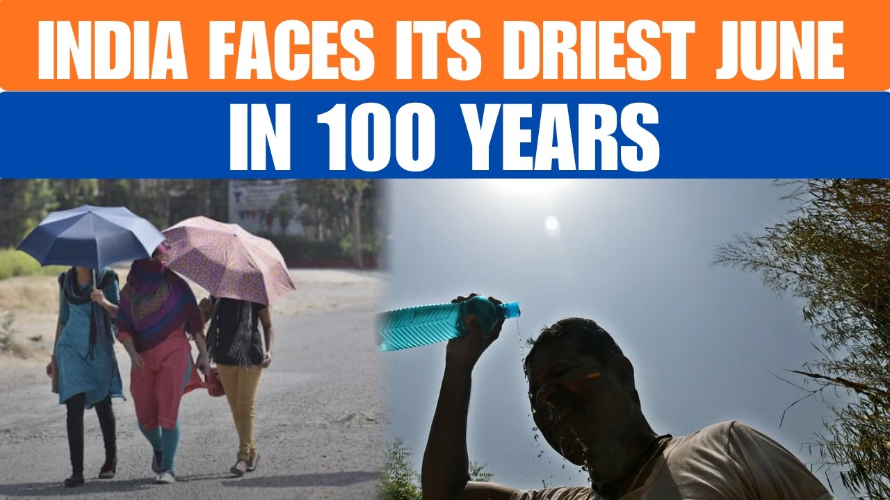 India Records One of Driest June Monsoons in Over 100 Years | Rainfall Deficit 43% | News9