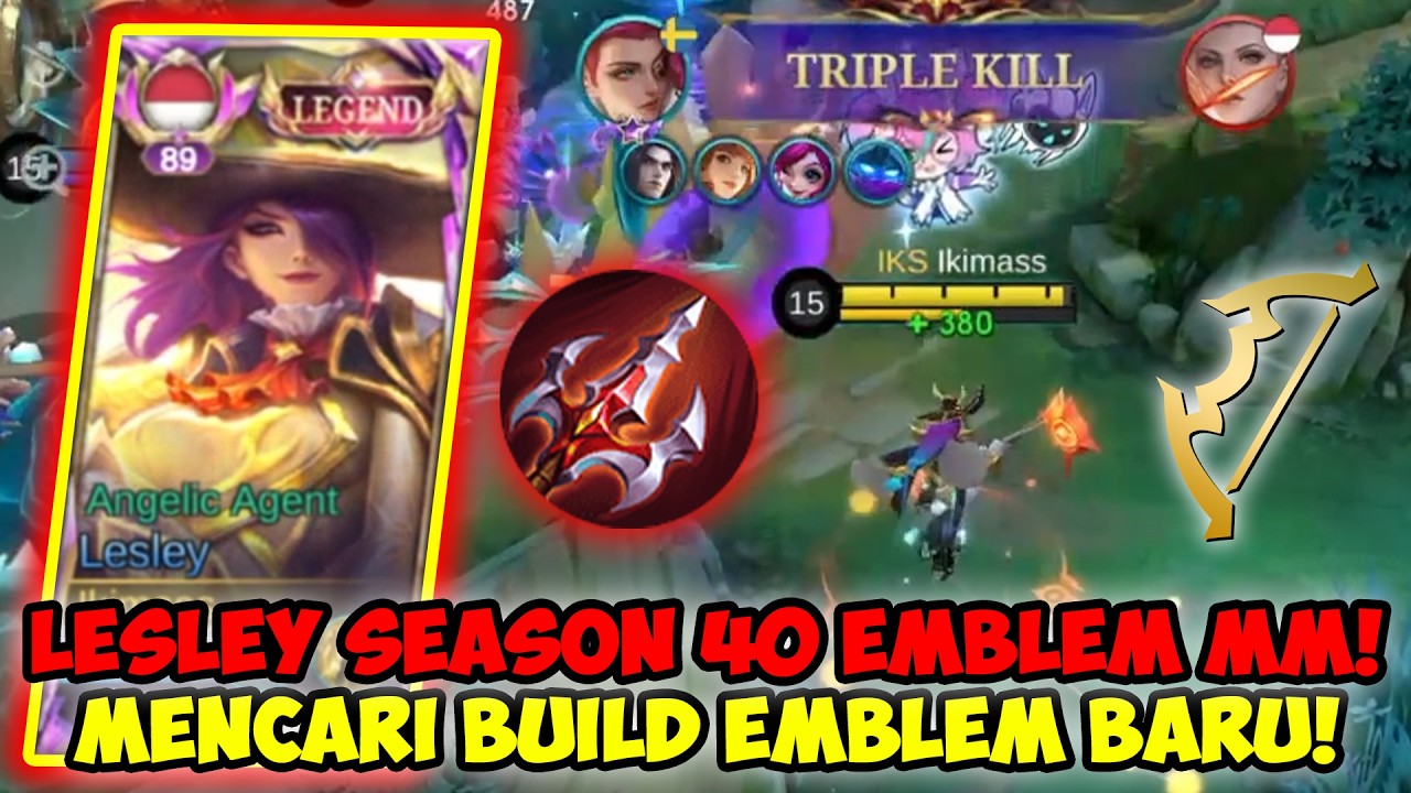 HERO OP ZUXIN LEPAS DAN SNOWBALL! EPIC COMEBACK DENGAN EMBLEM BARU LESLEY | Top Global Lesley - MLBB