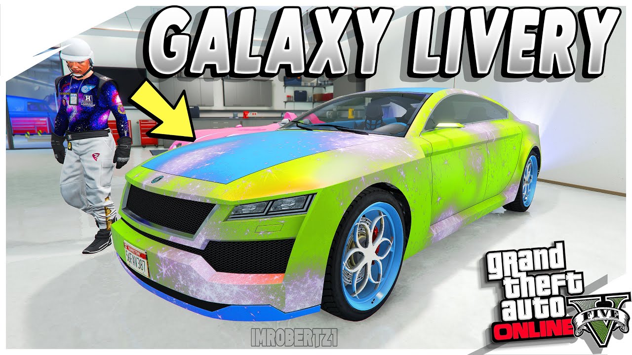 GTA 5 Galaxy Livery Merge Glitch Car to Car Merge F1 Wheels Any Car in GTA Online