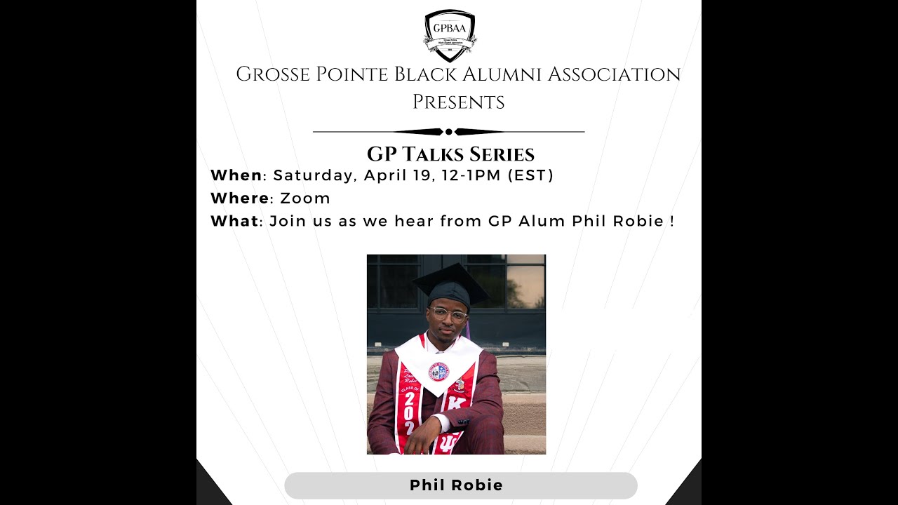 GP Talk #3: Phil Robie (Alumni) (2025)