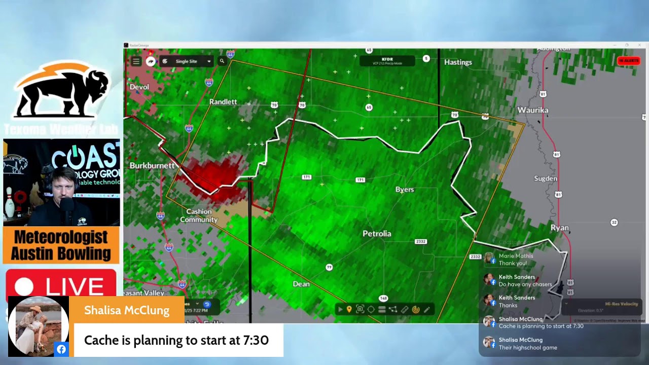 Thursday, October 23 Live Severe Coverage