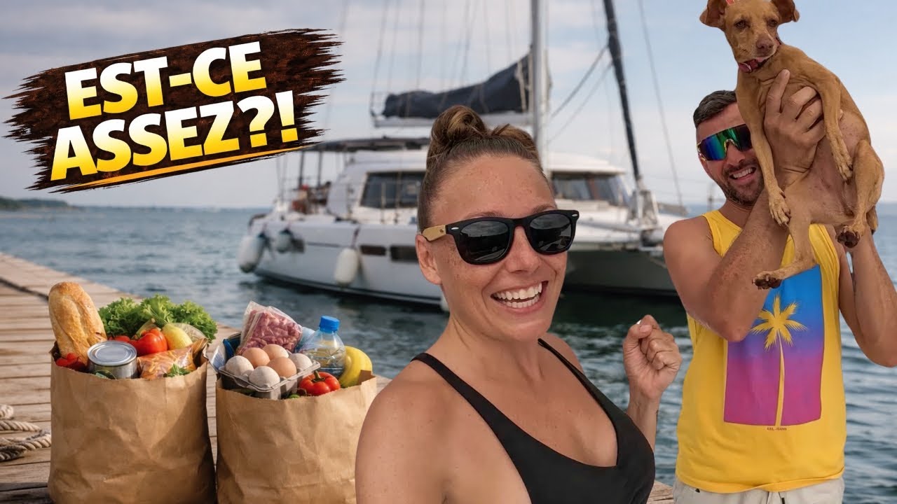 La plus grosse épicerie de notre vie avant de traverser l’Atlantique 🤩
