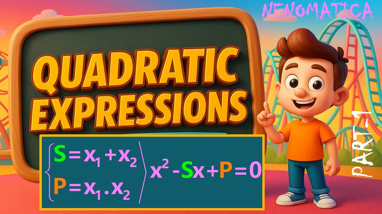 Quadratic Expressions 13-1: Constructing a quadratic equation from its roots | NENOMATICA