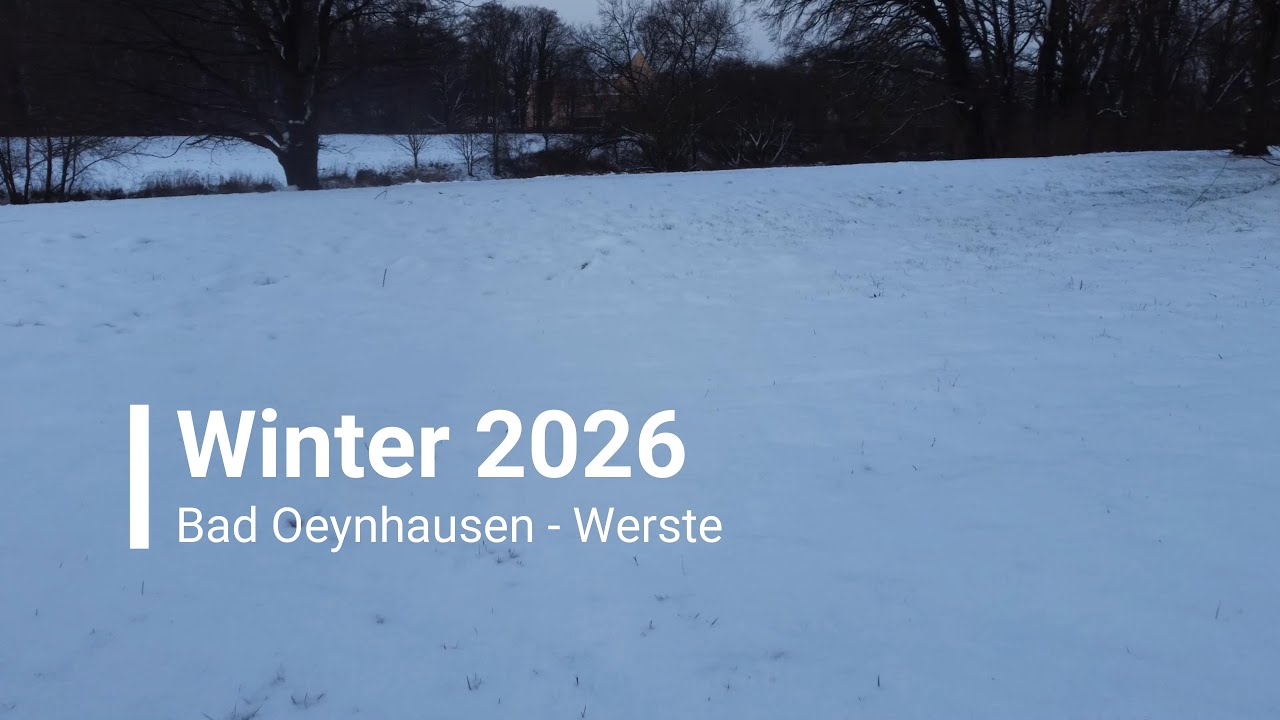 Winter in Bad Oeynhausen-Werste
