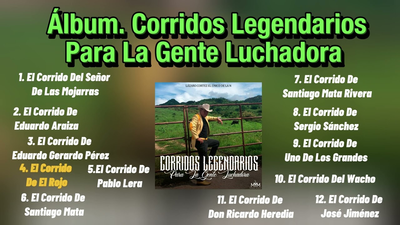 Corridos Legendarios Para La Gente Luchadora - Lázaro Cortez El Único De La N (Álbum)