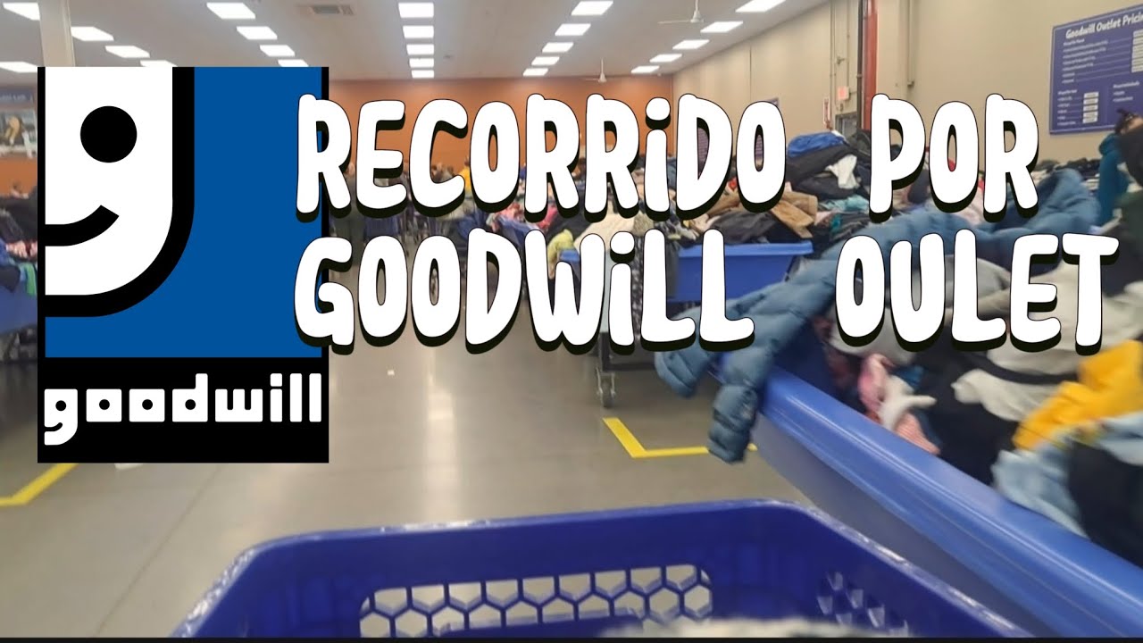 Recorrido por Goodwill Outlet tienda de segunda mano bins venden por libra thrifty buscando tesoros