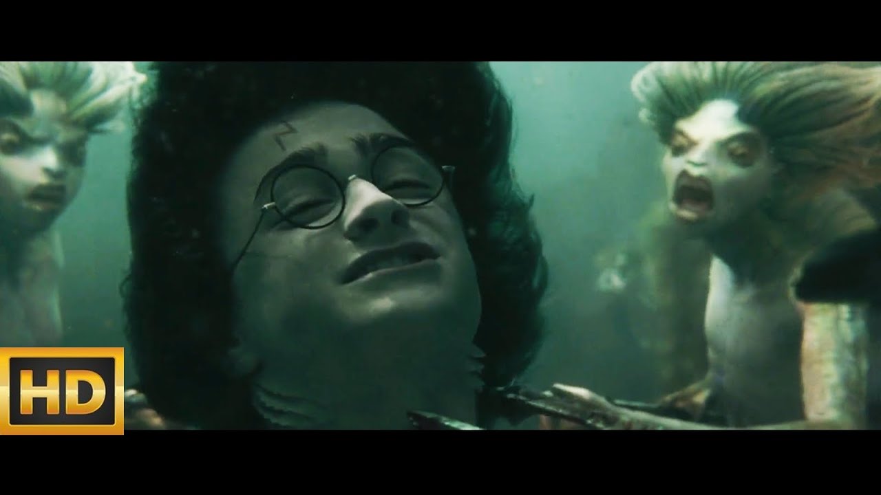 Harry Potter and the Goblet of Fire (2005) Second Task| Dive into the sea for 1hour to free friends