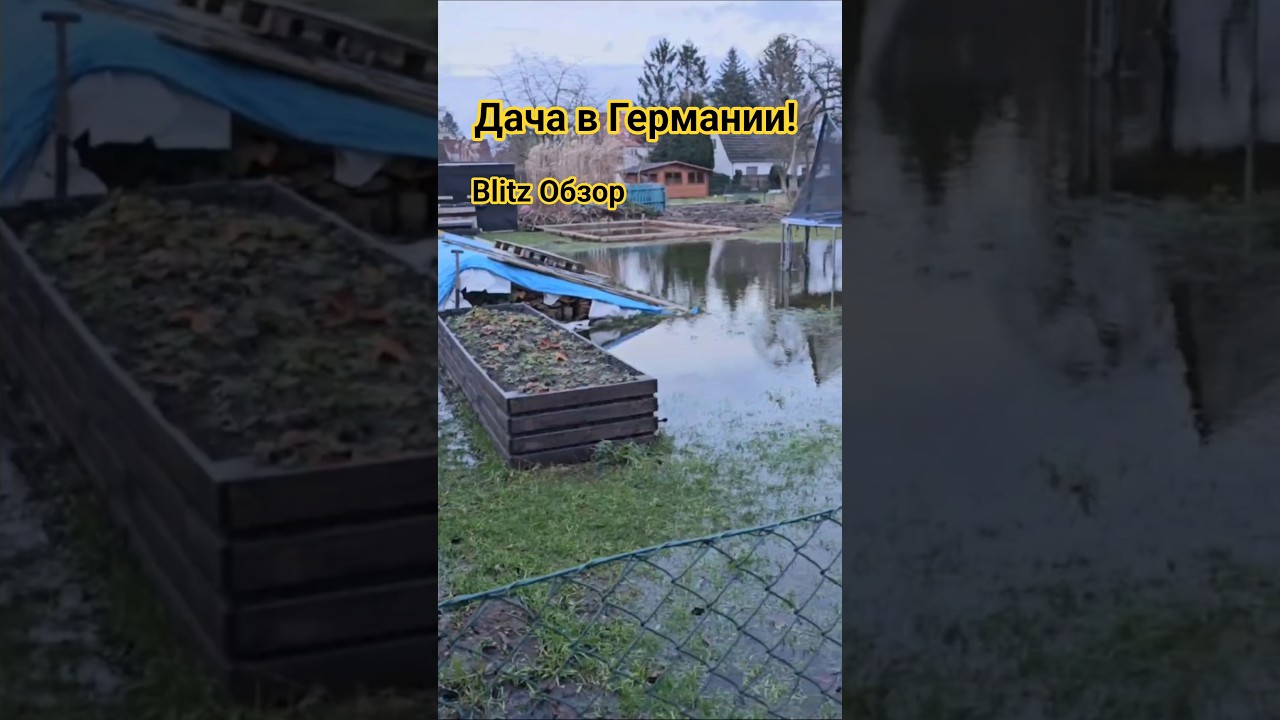 Blitz Обзор, 45 секунд на нашей Даче в Германии. 