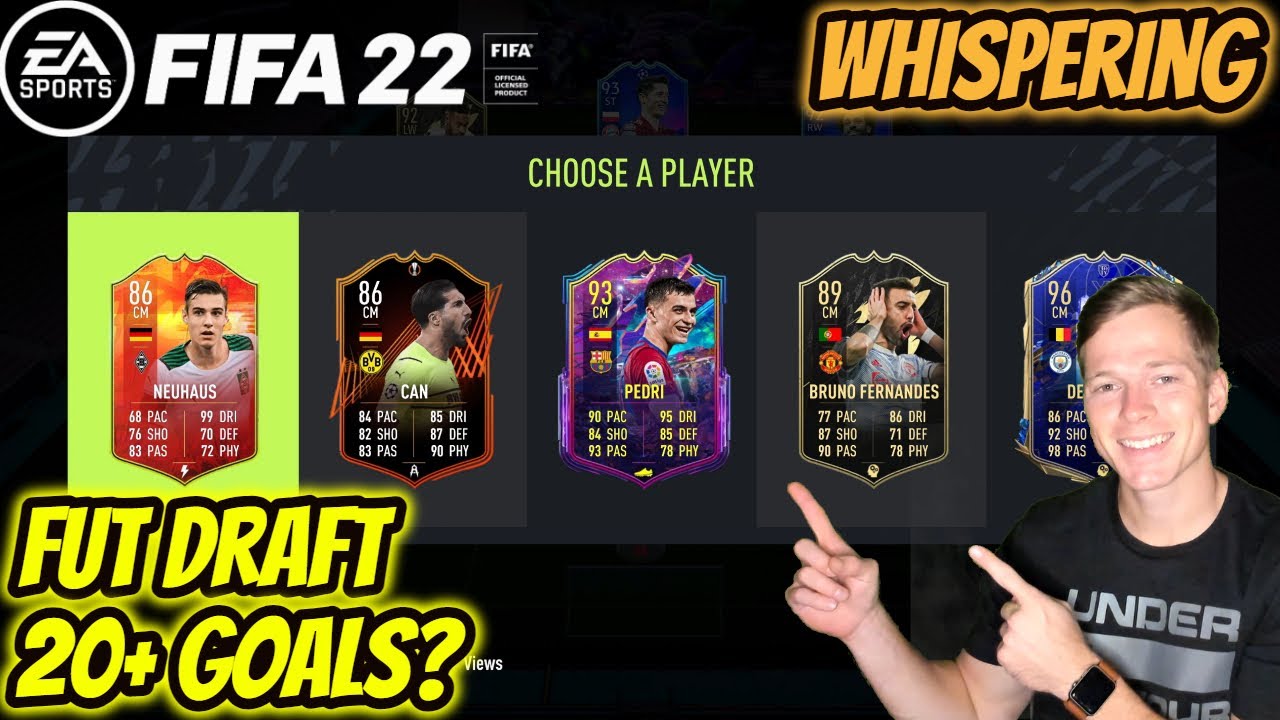 ASMR Gaming: FIFA 22 | Offline FUT Draft.. 20+ goals? - Whispering & Controller Sounds