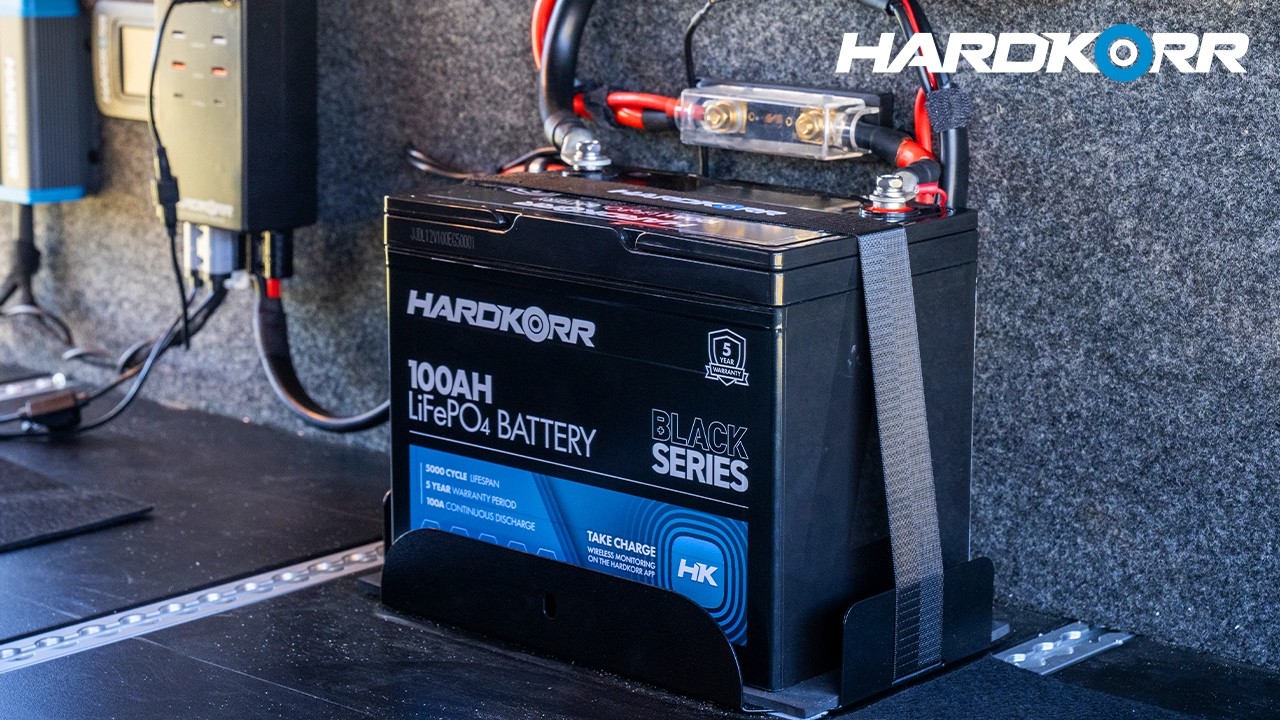 TECH SPEC: 100Ah Black Series LiFePO4 Deep Cycle Battery