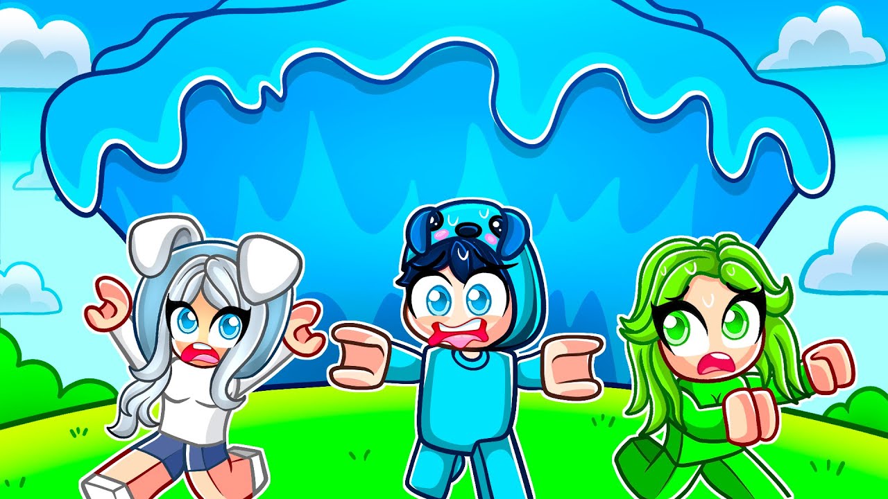Surviving the BIGGEST TSUNAMI in Roblox!