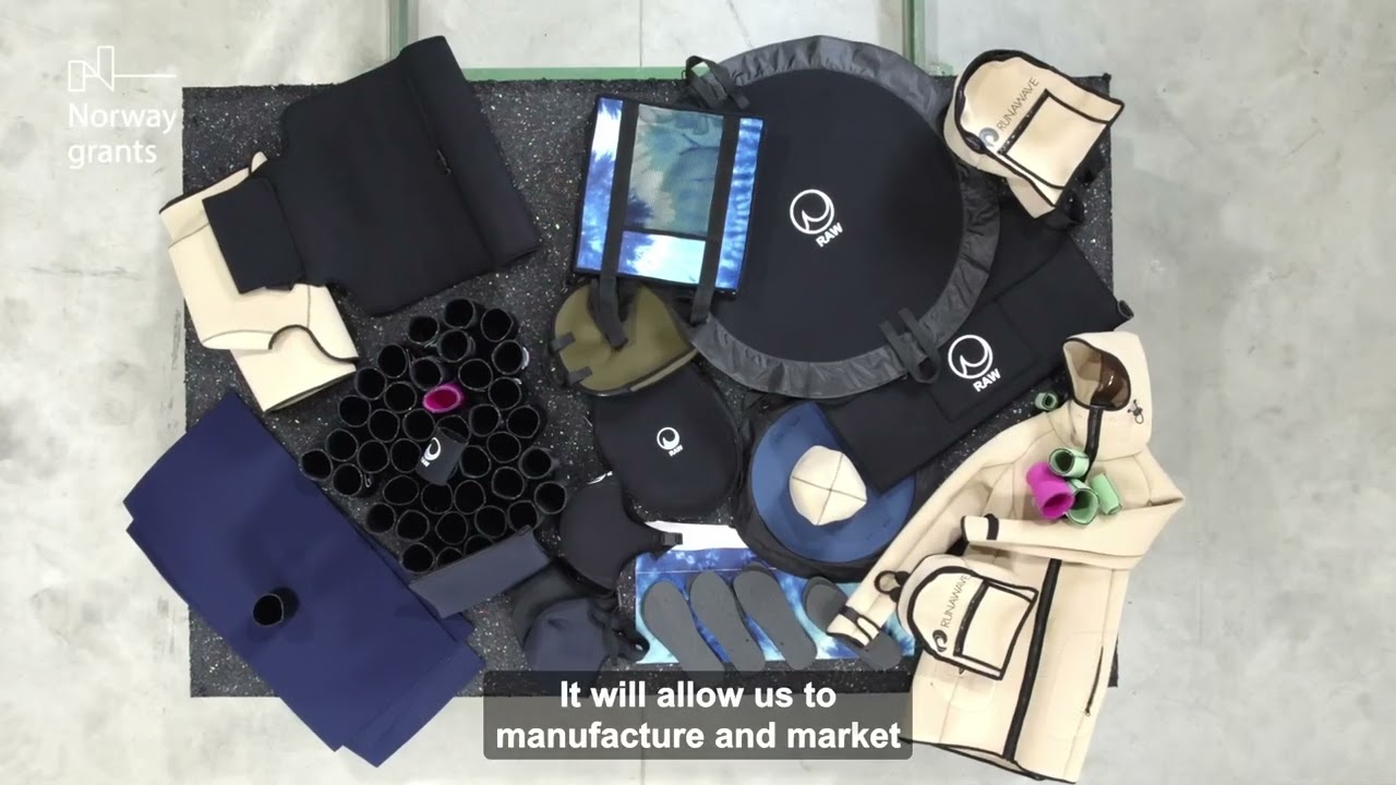 Runawave Innovative technology for processing of recycled neoprene