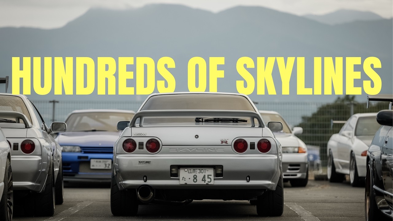 Inside the World&rsquo;s Largest Nissan Skyline GT-R Meeting at Mount Fuji