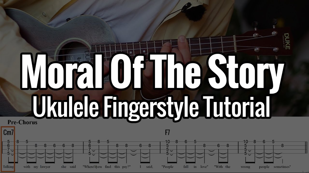 Ashe - Moral Of The Story (Ukulele Fignerstyle Step by Step Tutorial)