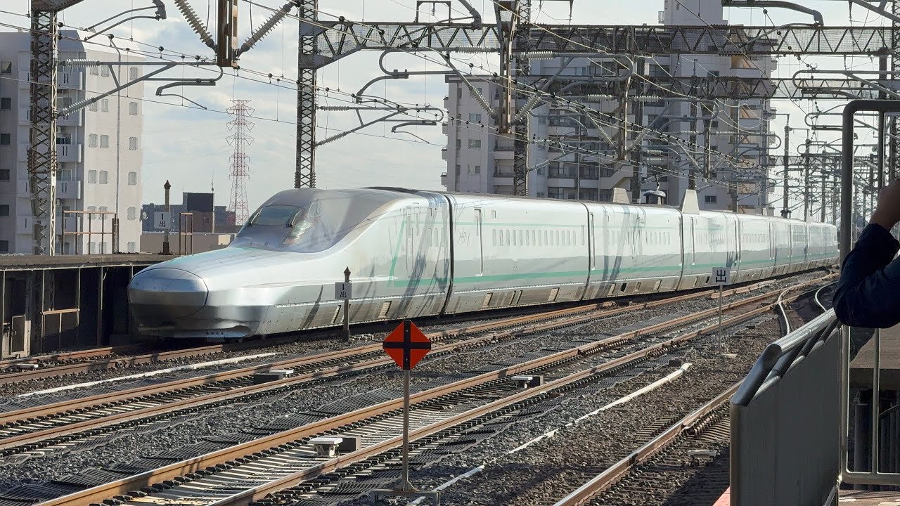 ALFA-X大宮試運転 宇都宮停車中