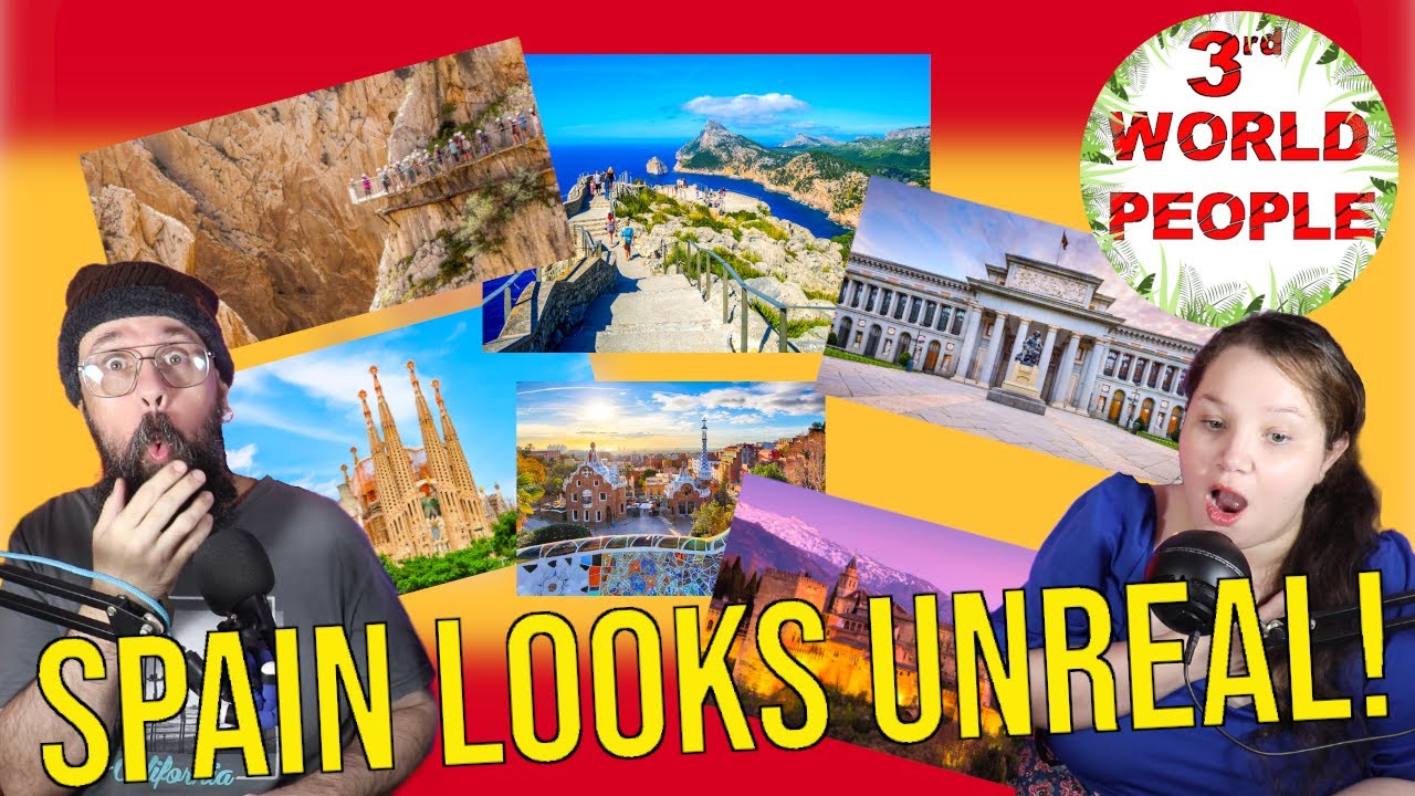 3rd WORLD PEOPLE SEEING SPAIN FOR THE FIRST TIME | SPAIN REACTION