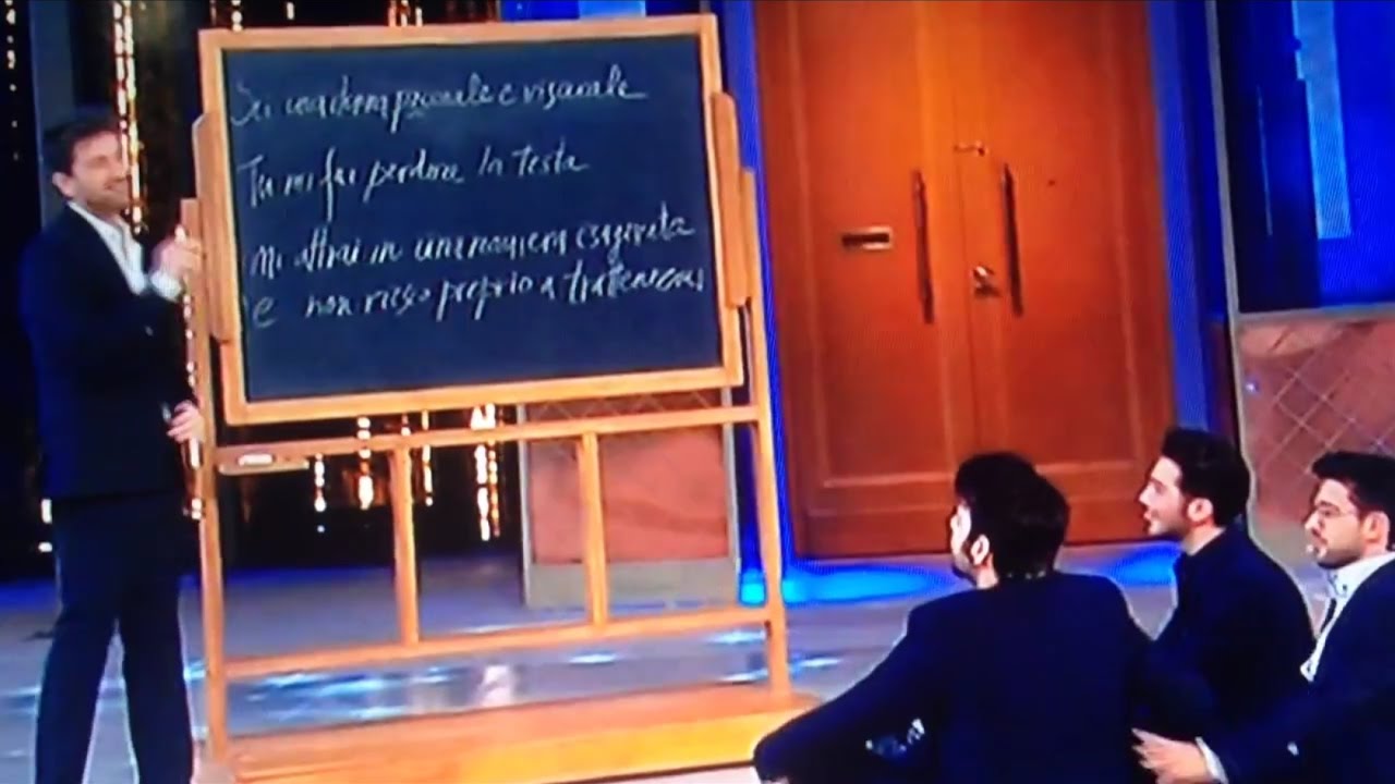 Alessandro Siani insegna a Il Volo come conquistare una donna in Napoletano ad House Party