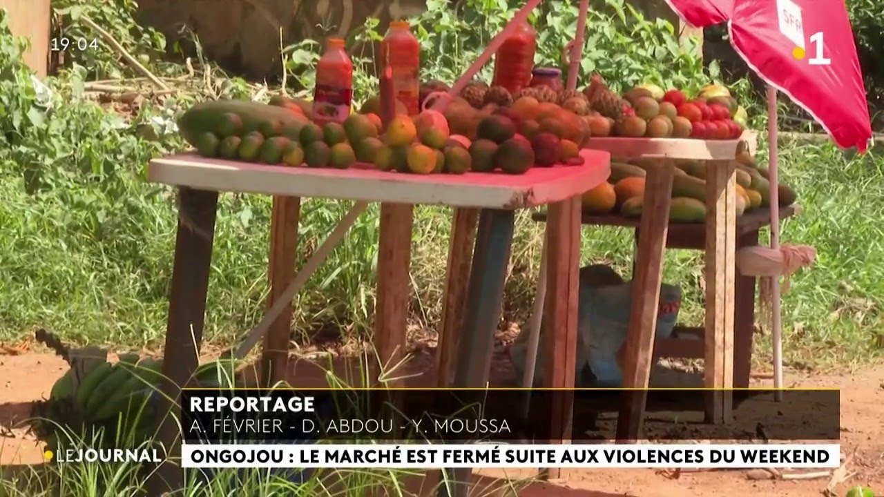 Ongojou : le marché est fermé suite aux violences du weekend
