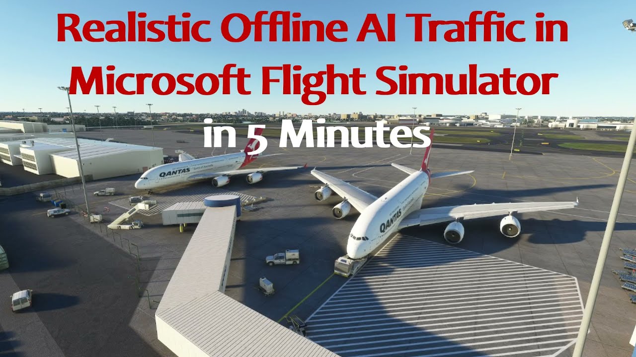 MSFS Realistic AI Traffic in 5 Minutes AIFP/AIG (Freeware)