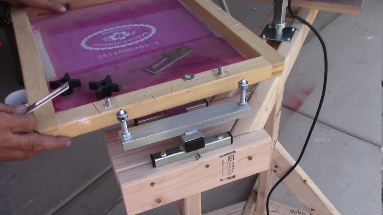 How to build a silkscreen shop Part 2