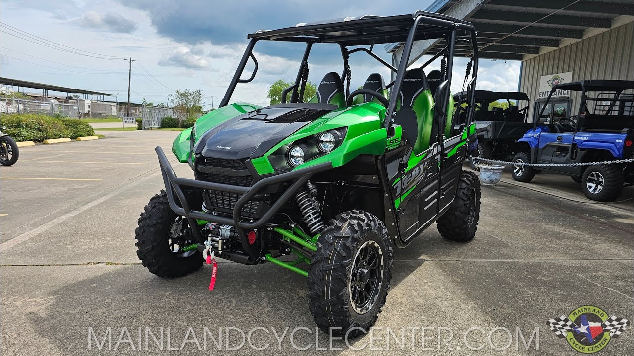 2025 KAWASAKI TERYX4 S SE WALK-AROUND (AUDIO/RADIO & WARN WINCH)