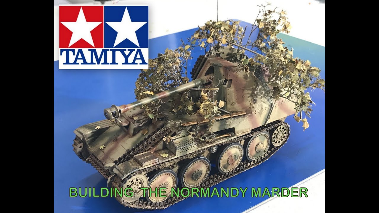 Building the New 1/35  Tamiya Marder III ausf  M Normandy