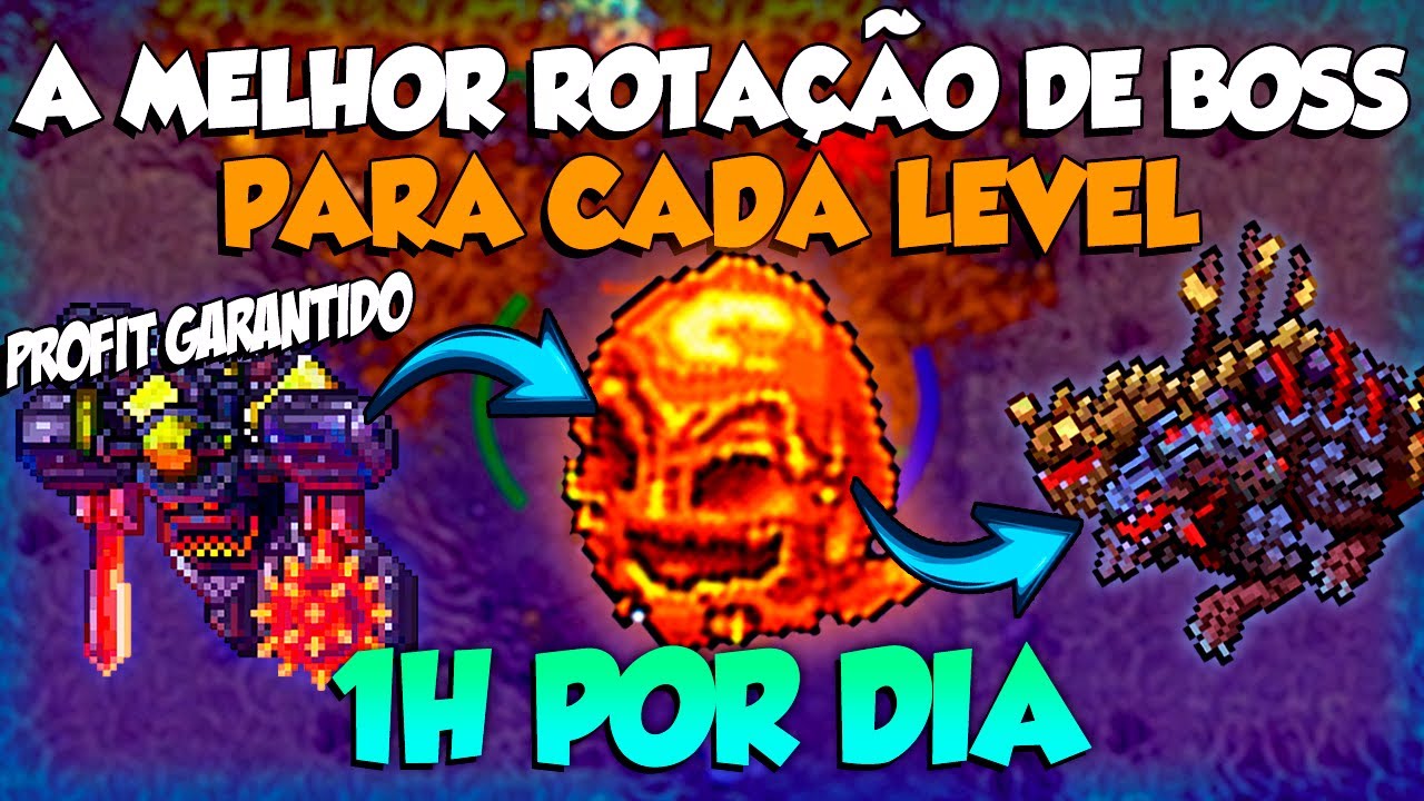 TIBIA - A ROTAÇÃO DE BOSS PERFEITA PARA CADA LEVEL