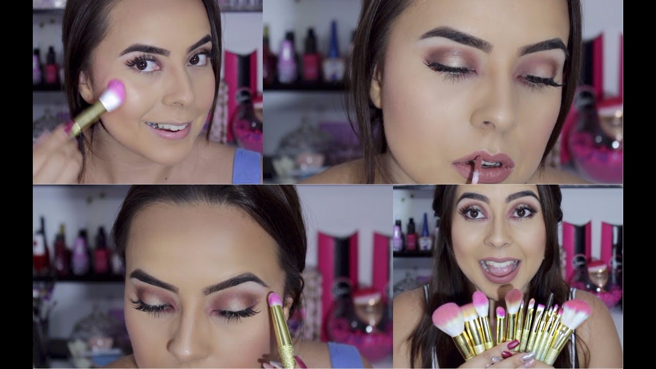 Maquillaje completo con las mejores brochas? (Docolor) |Karomakeup|