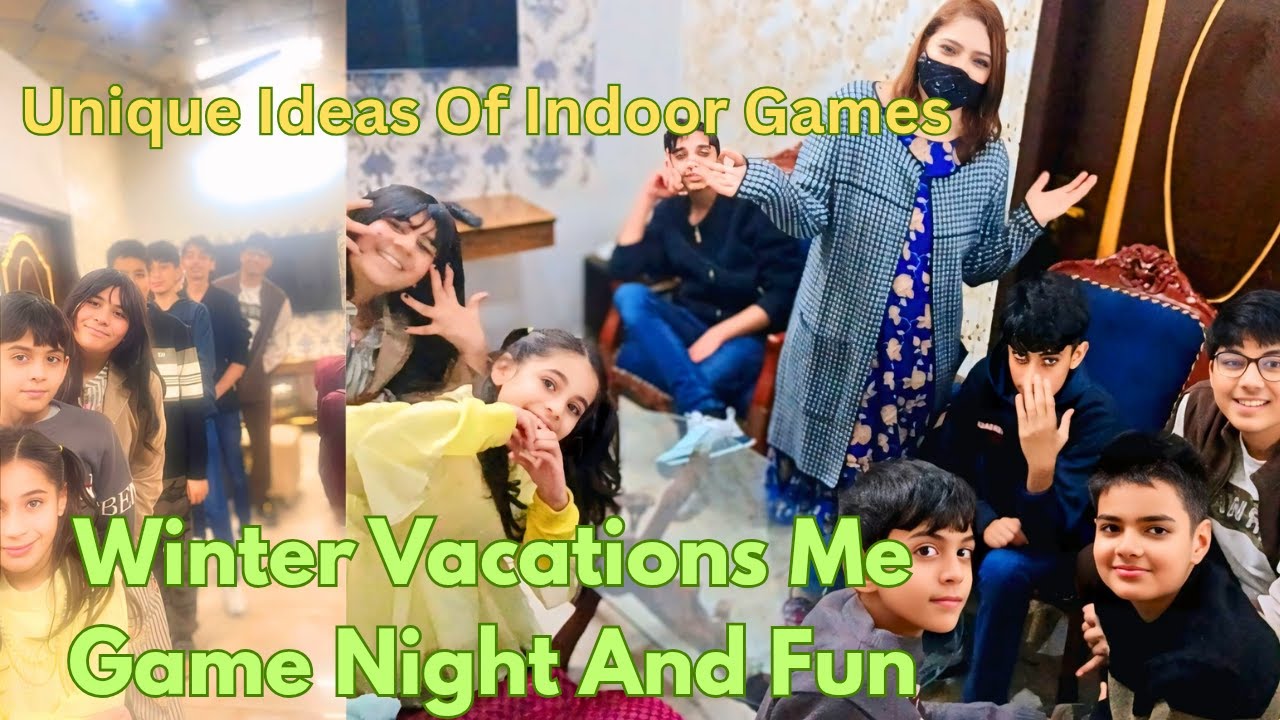 Winter Vacation Me Game Night Ka Plan🎮 | Unique Ideas Of Indoor Games 🎯 |  Challenging Vlog