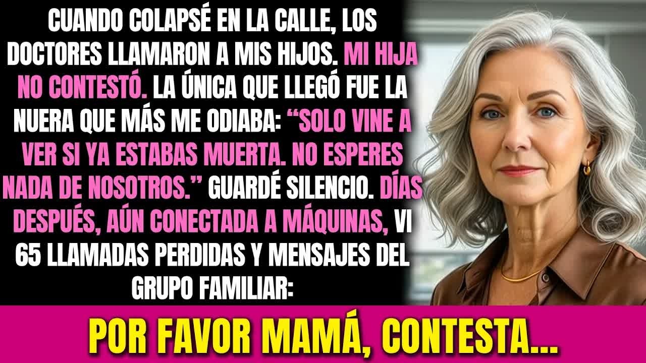Me desplomé en la calle  El médico llamó a mis hijos… apareció la nuera que más me odiaba