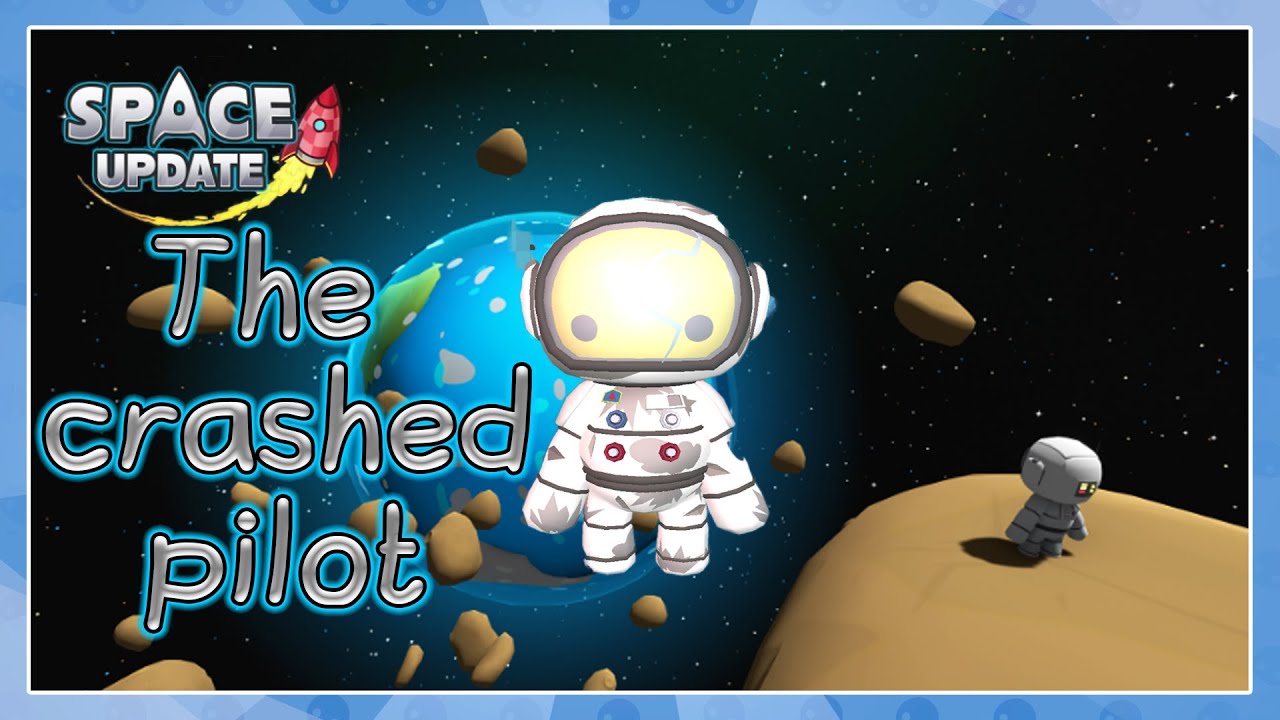 Crashed and Confused - How to save crashed astronaut and unlock Damaged Space Suit - Wobbly Life