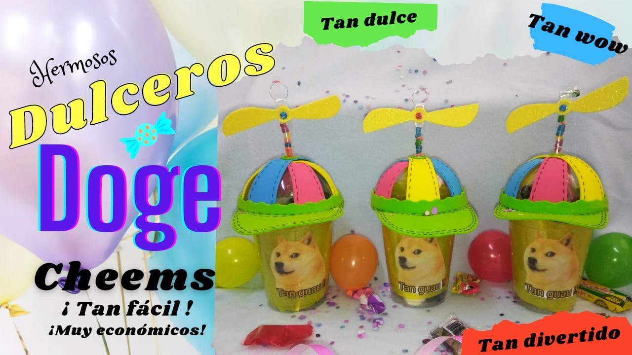 😍 Dulceros temática DOGE 🍭