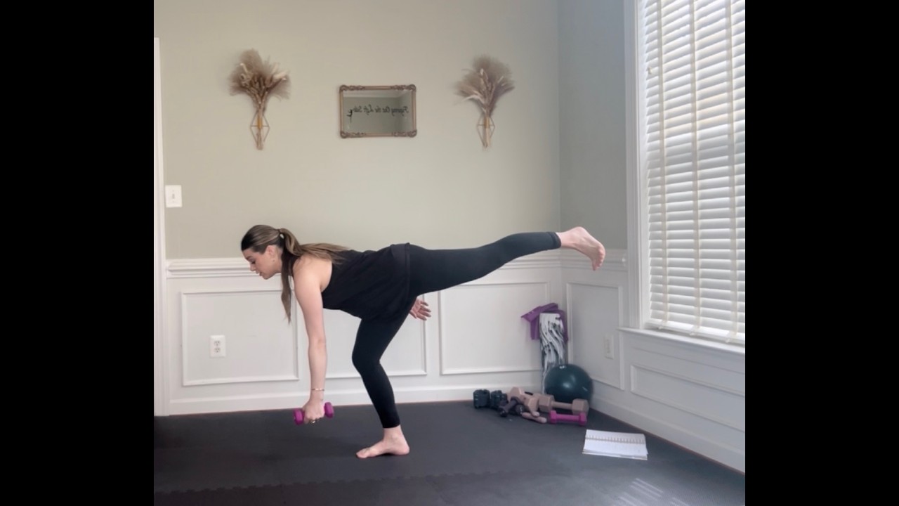 20 min -  Contemporary Technique **you can add ankle weights as well**