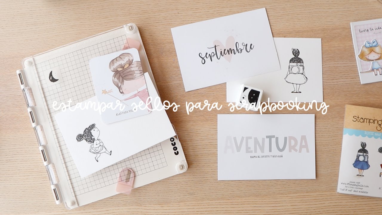 C&oacute;mo estampar los sellos scrapbooking | Presentaci&oacute;n COCOstamp