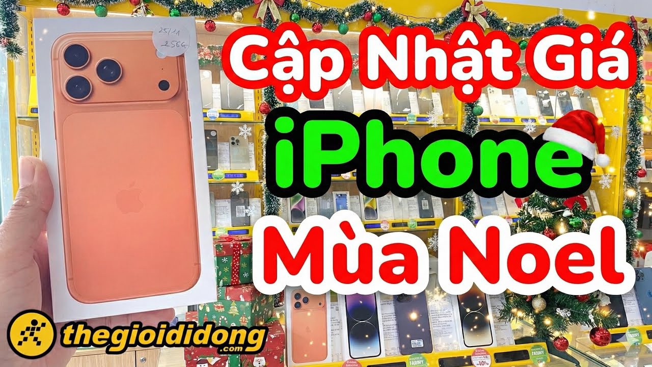 Cập nhật giá iPhone mùa noel tại Thế Giới Di Động | Quyen GBox Review