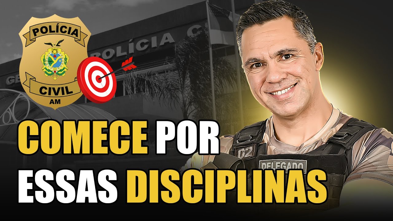 [PC AM]  AS DISCIPLINAS  QUE VOCÊ PRECISA ESTUDAR