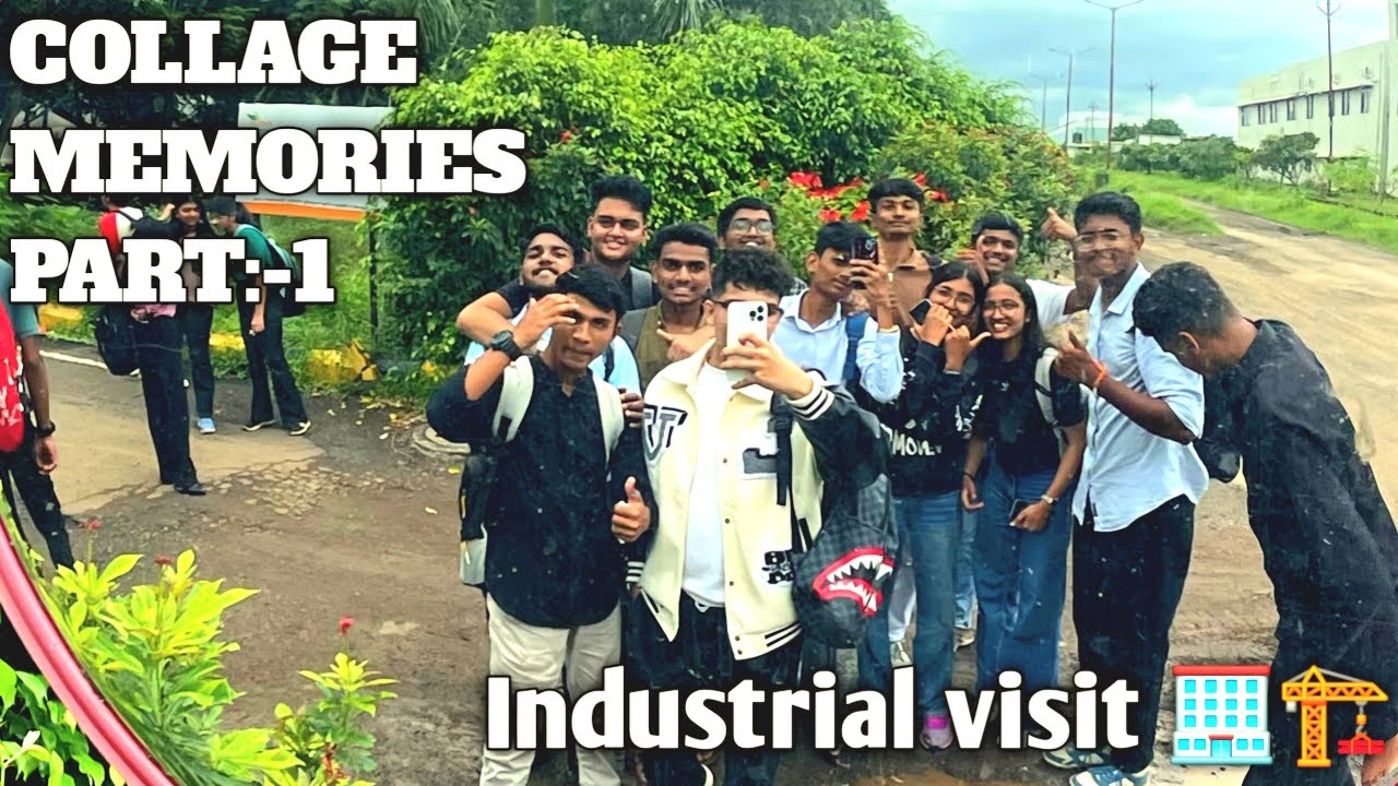 🎉✨ College Industrial Trip Vlog 2025 | Fun, Friends & Memories 🥰✨️