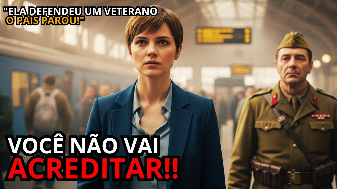 Ela Defendeu um Veterano em 2 Minutos e Mudou Tudo — A História Que Parou o País!