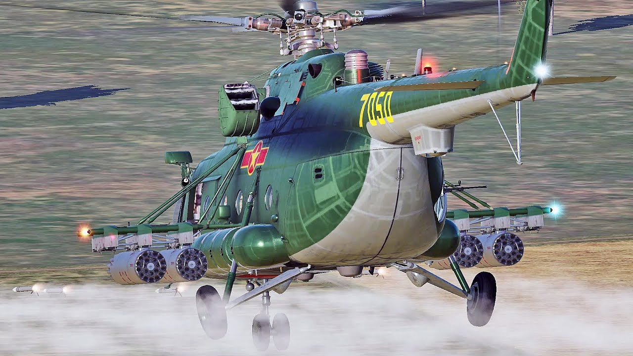 [DCS] Trực thăng vũ trang Mi-8/ Mi-17 Việt Nam bắn rocket.