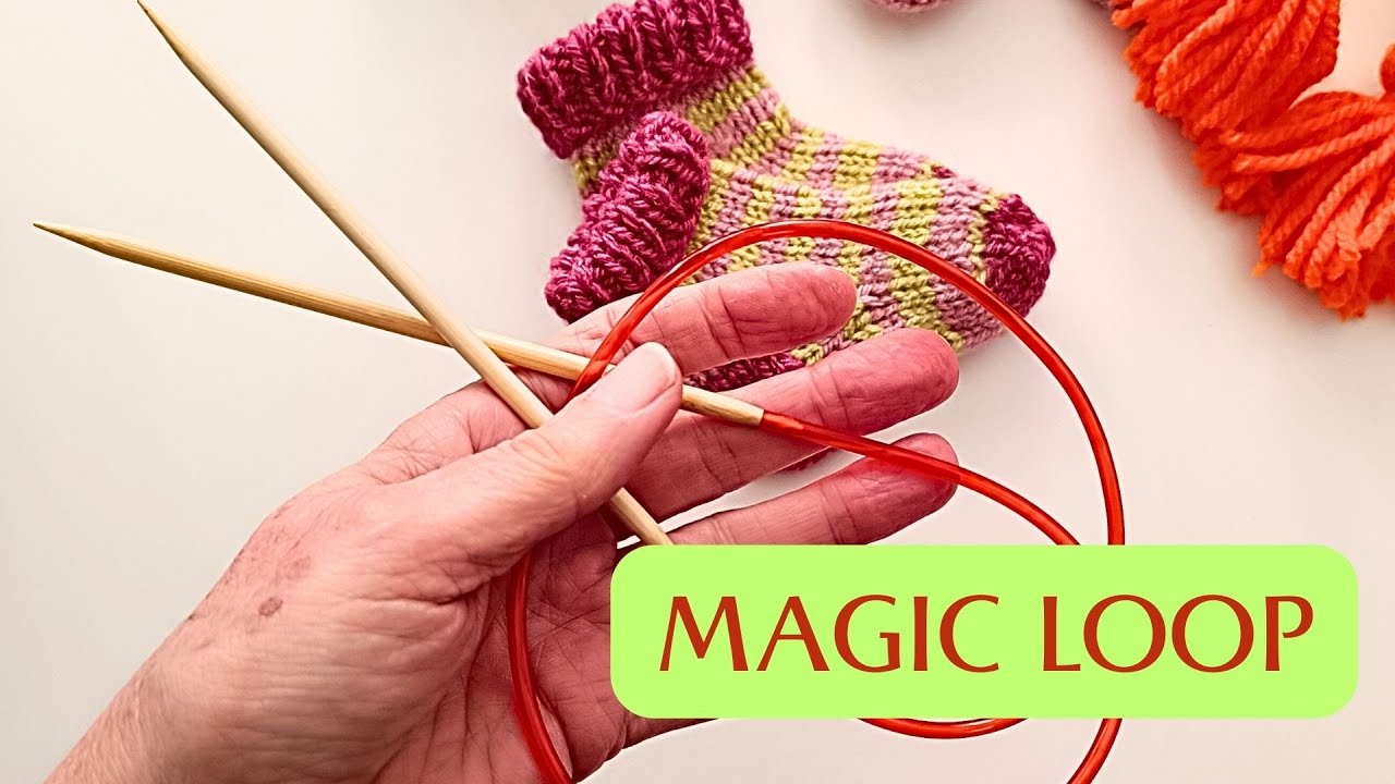 ¡ MAGIC LOOP !  🪄🪄🪄Cómo tejer con agujas circulares. TUTORIAL