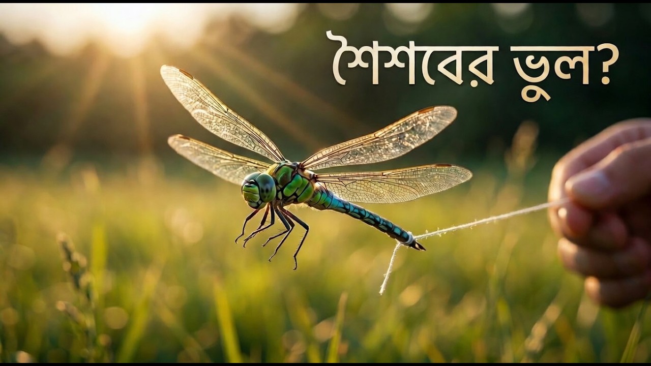 শৈশবের সেই খেলা, কিন্তু ফড়িংয়ের জন্য ছিল যন্ত্রণাদায়ক!