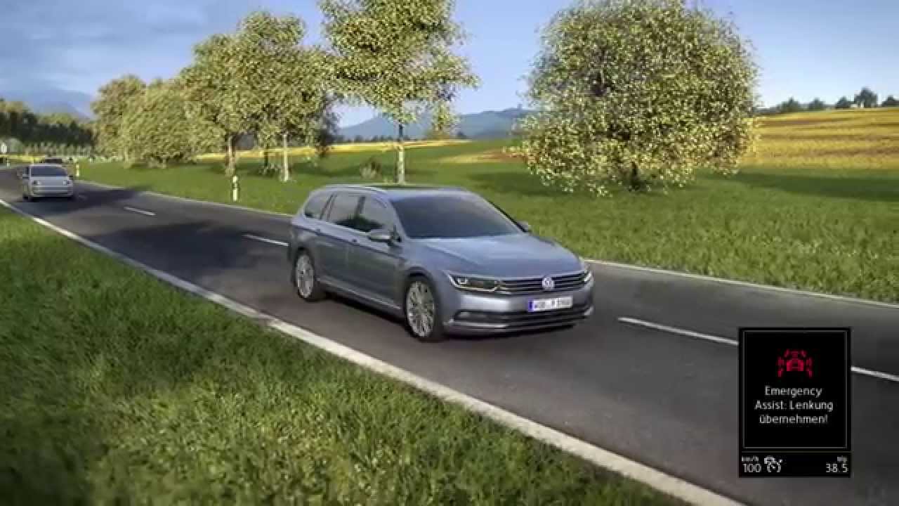 Volkswagen Passat - Driver Assistant Systems - Emergency Assist | AutoMotoTV