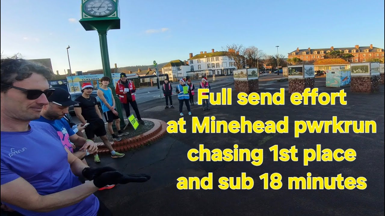 Выложились на полную на забеге Minehead parkrun, стремясь занять первое место и, что более важно,...