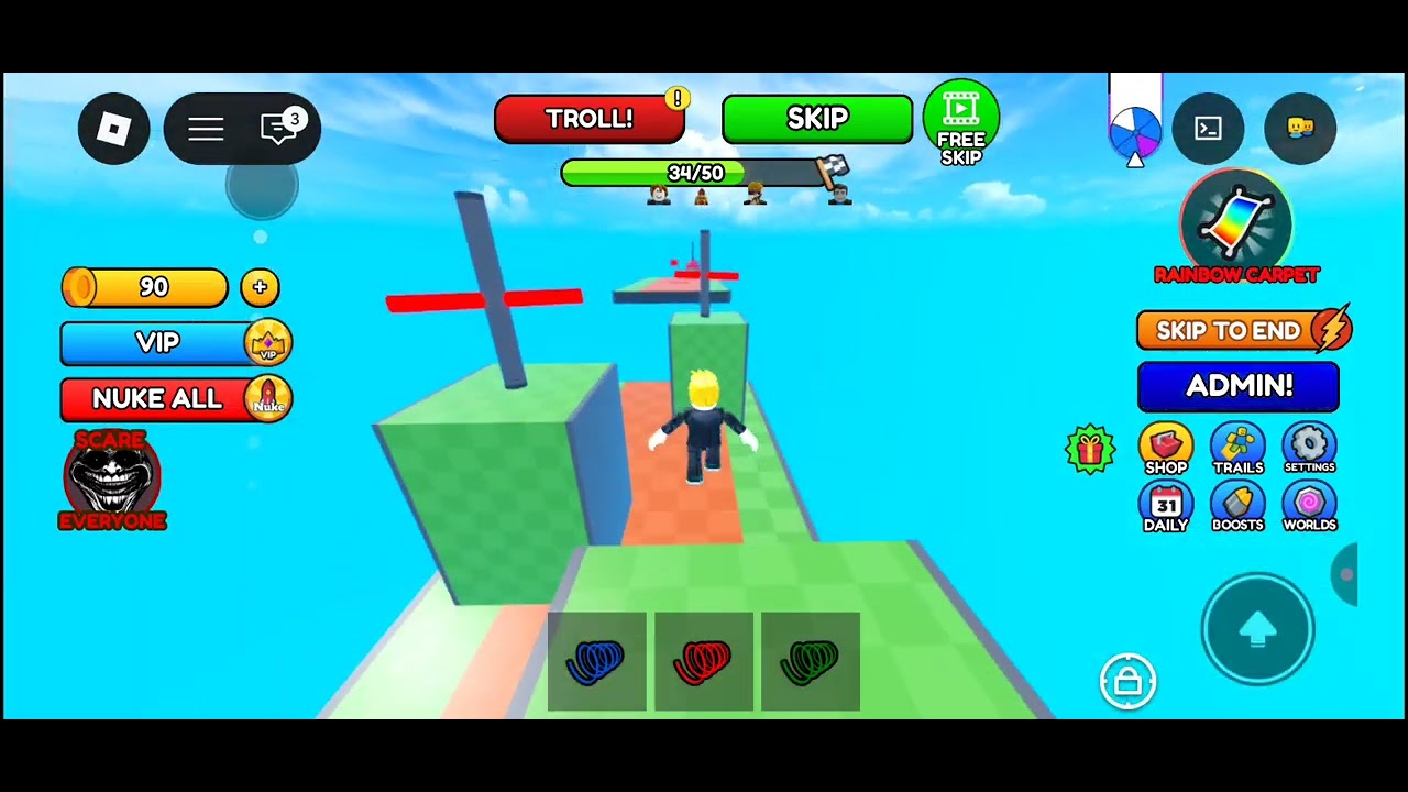 THE DASH PARKOUR GAME IN ROBLOX #vural
