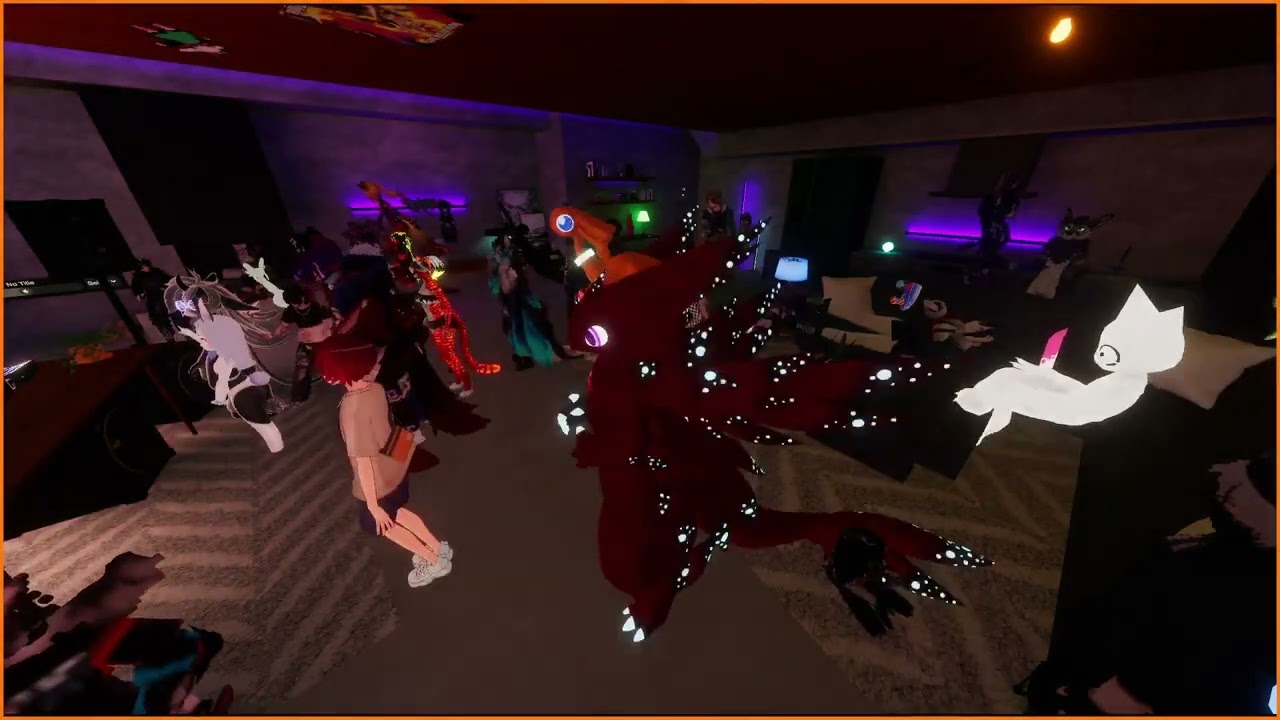 [Epilepsy warning!] The Rave Factory VR - Monday disco event - Partial recording